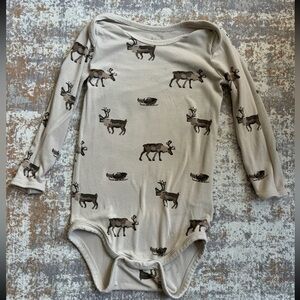 Kyte baby bodysuit reindeer